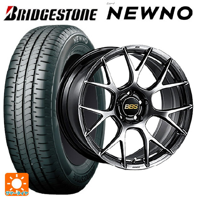 215/45R18 93W XL ブリヂストン ニューノ 正規品 # BBS RE-V7 DB 18-7.5J 国産車用 サマータイヤホイール4本セット