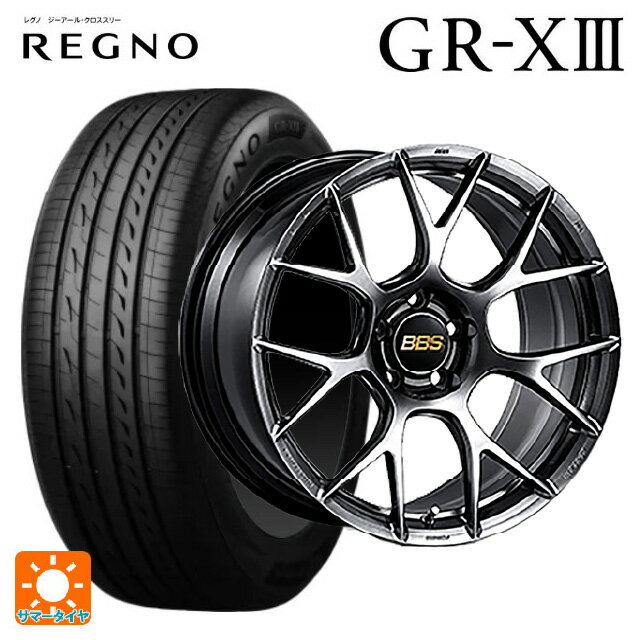 225/45R18 95W XL ブリヂストン レグノ GR-X3 正規品 # BBS RE-V7 DB 18-7.5J 国産車用 サマータイヤホイール4本セット