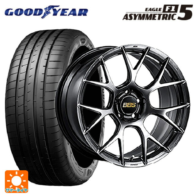 スバル レヴォーグ(VN系)用 245/40R18 97Y XL グッドイヤー イーグル F1 アシメトリック5 RE-V7 DB 新品サマータイヤホイール 4本セット