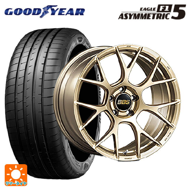 225/40R19 93Y XL グッドイヤー イーグル F1 アシメトリック5 BBS RE-V7 GL 19-8J 国産車用 サマータイヤホイール4本セット