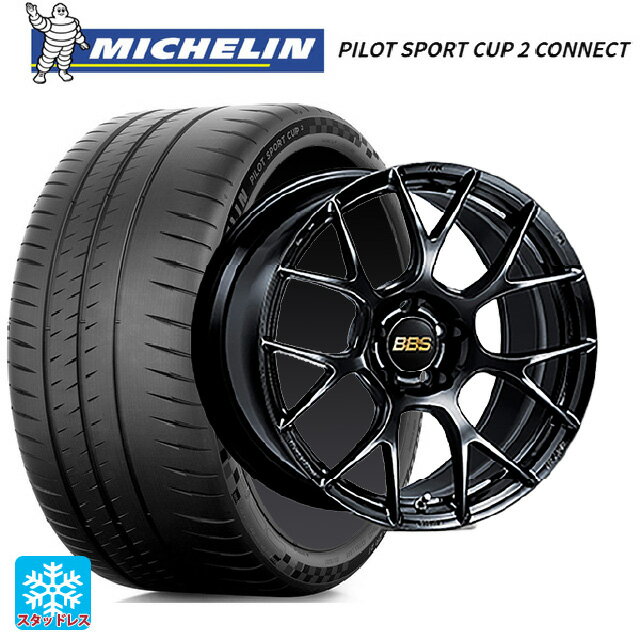 【6/11 1:59迄 全品ポイント5倍】225/35R19 88Y XL ミシュラン 正規品 パイロットスポーツカップ2コネクト BBS RE-V7 BK 19-8J 国産車用 サマータイヤホイール4本セット