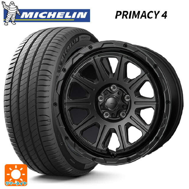 トヨタ ハリアー(80系)用 225/65R17 102H ミシュラン 正規品 プライマシー4 ハイブロック レグルス サテンブラック 新品サマータイヤホイール 4本セット