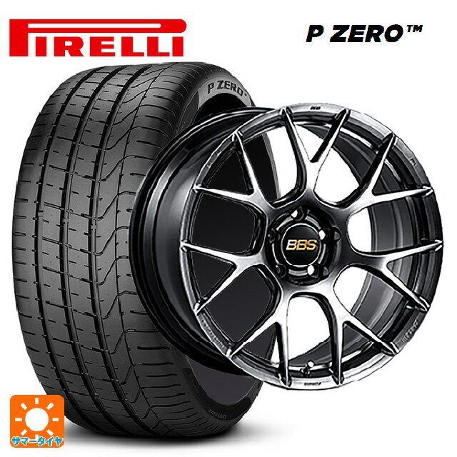 【最大3万円OFFクーポン 5/16 1:59迄】225/35R19 88Y XL ピレリ P ZERO BBS RE-V7 DB 19-8J 国産車用 サマータイヤホイール4本セット