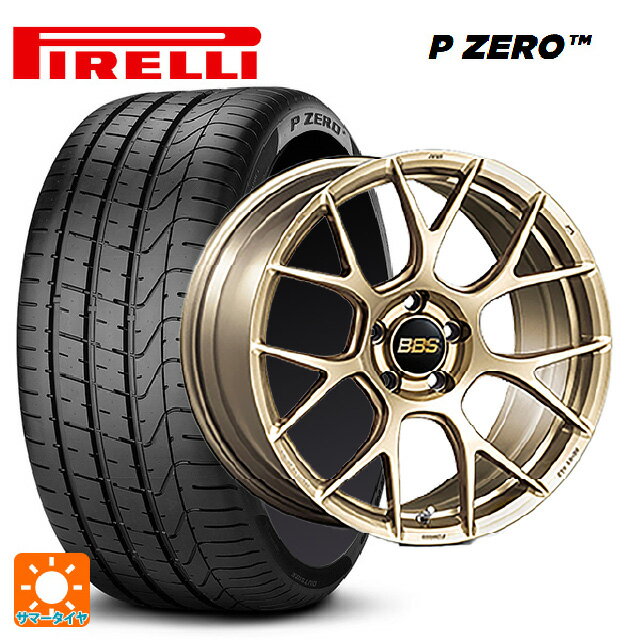 【最大3万円OFFクーポン 5/16 1:59迄】225/35R19 88Y XL ピレリ P ZERO BBS RE-V7 GL 19-8J 国産車用 サマータイヤホイール4本セット