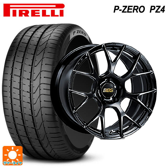 245/40R19 94W ピレリ P-ZERO (PZ4) s-i 正規品 BBS RE-V7 BK 19-8.5J 国産車用 サマータイヤホイール4本セット