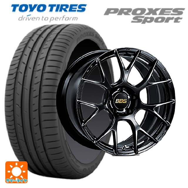 【最大3万円OFFクーポン 5/16 1:59迄】225/35R19 88Y トーヨー プロクセス スポーツ BBS RE-V7 BK 19-8J 国産車用 サマータイヤホイール4本セット