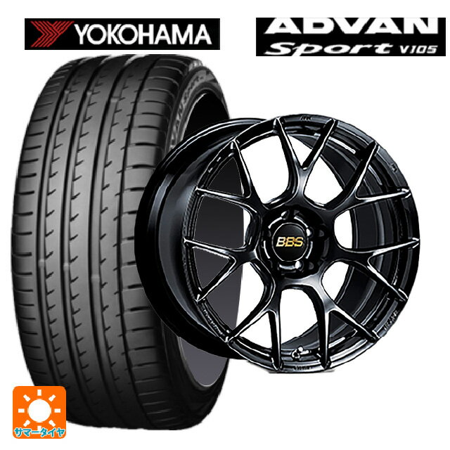 レクサス LBX(10系)用 235/50R19 99W ヨコハマ アドバンスポーツ V105 正規品 BBS RE-V7 BK 新品サマータイヤホイール 4本セット