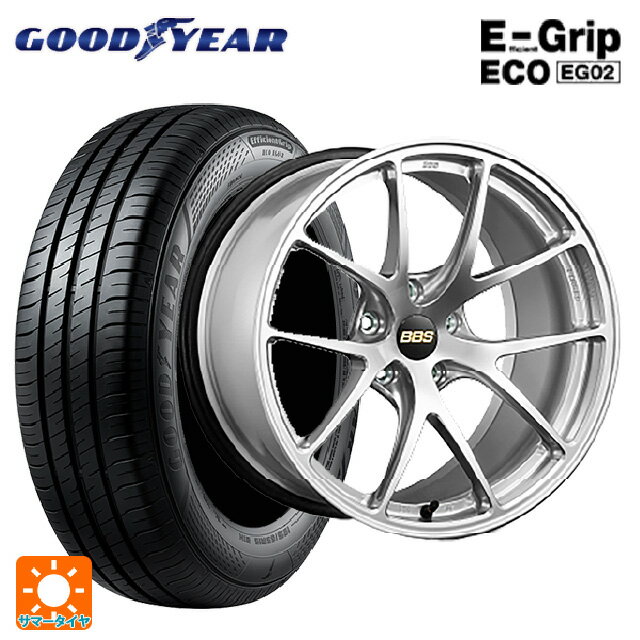 215/60R16 95H グッドイヤー エフィシェントグリップ エコ EG02 BBS RI-A DS 16-7J 国産車用 サマータイヤホイール4本セット