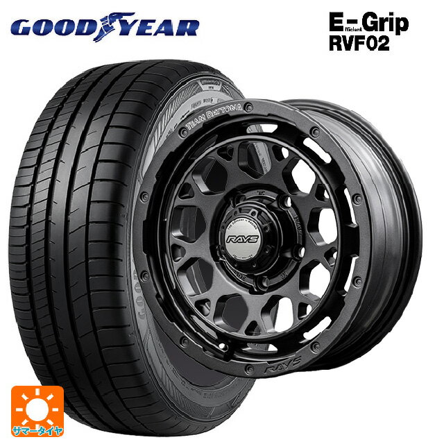 205/60R16 92V グッドイヤー エフィシェントグリップ RVF02 レイズ チームデイトナ M9+ スペックm AOJ 16-7J 国産車用 サマータイヤホイール4本セット