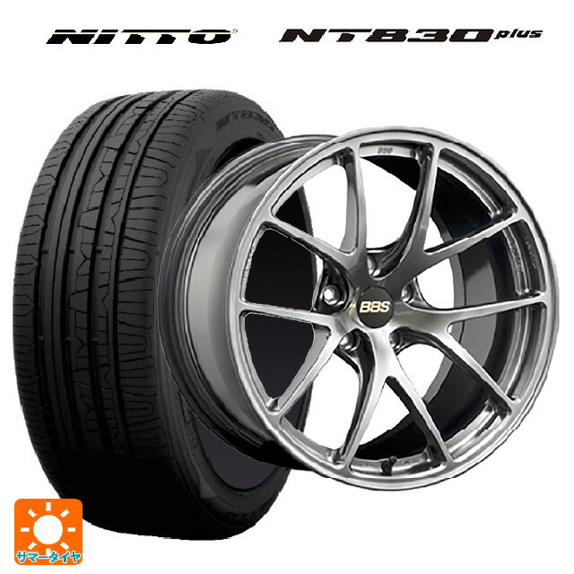 スバル レヴォーグ(VN系)用 225/45R18 95Y ニットー NT830 プラス BBS RI-A DB 新品サマータイヤホイール 4本セット