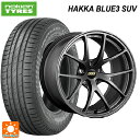 【10/17 23:59迄 最大3万円OFFクーポン】ミツビシ アウトランダーPHEV(5LA GNOW)用 235/60R18 107H XL ノキアン ハッカ ブルー3 SUV BBS RI-A MGR 新品サマータイヤホイール 4本セット