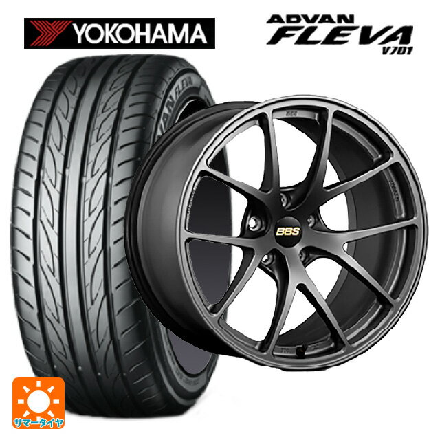 【5/25限定抽選で100％ポイントバック】225/40R18 92W XL ヨコハマ アドバン フレバ V701 BBS RI-A MGR 18-7.5J 国産車用 サマータイヤホイール4本セット