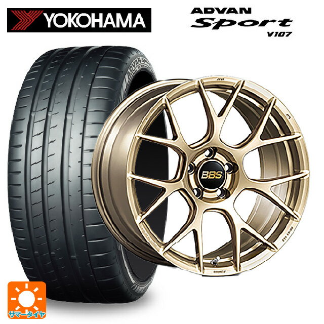 【最大3万円OFFクーポン 5/16 1:59迄】225/35R19 88Y XL ヨコハマ アドバンスポーツ V107 BBS RE-V7 GL 19-8J 国産車用 サマータイヤホイール4本セット