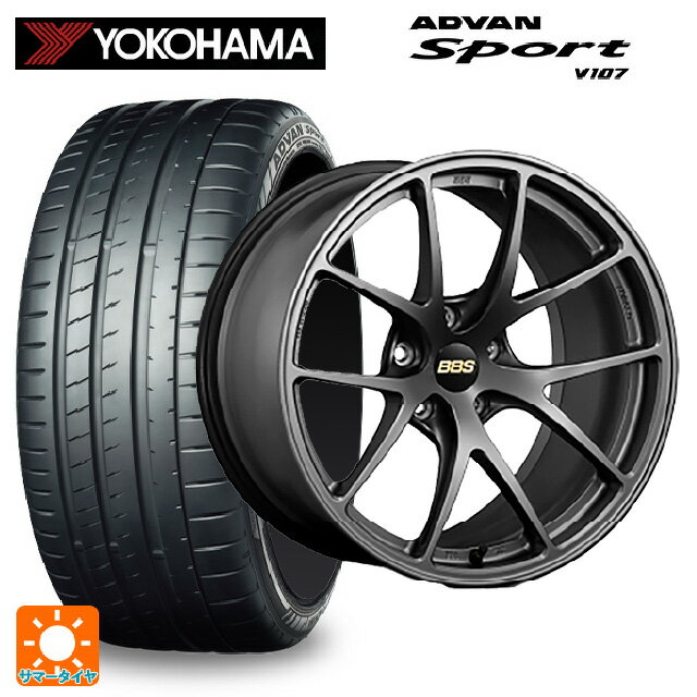 トヨタ GRヤリス(PA系)用 235/40R18 95Y XL ヨコハマ アドバンスポーツ V107 RI-A MGR 新品サマータイヤホイール 4本セット