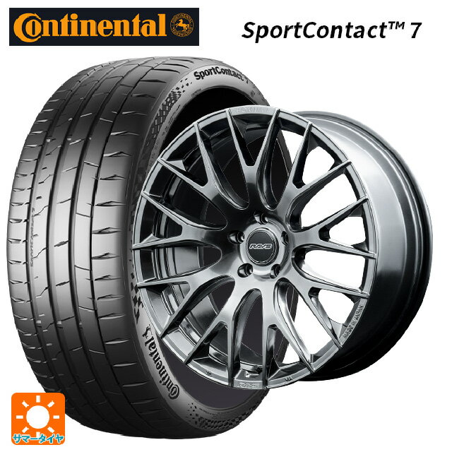 245/35R20 95Y XL コンチネンタル スポーツコンタクト 7 正規品 レイズ ホムラ 2X9R QAJ 20-8.5J 国産車用 サマータイヤホイール4本セット