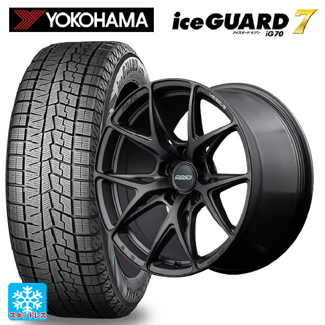 235/60R18 107Q XL ヨコハマ アイスガード7(IG70) レイズ ベルサス VV21S APJ 18-8J 国産車用 スタッドレスタイヤホイール4本セット