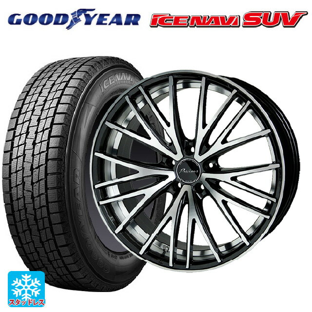 225/60R17 99Q グッドイヤー アイスナビ SUV ホットスタッフ プレシャス アスト M1 (限定) # MB/P 17-7J 国産車用 スタッドレスタイヤホイール4本セット