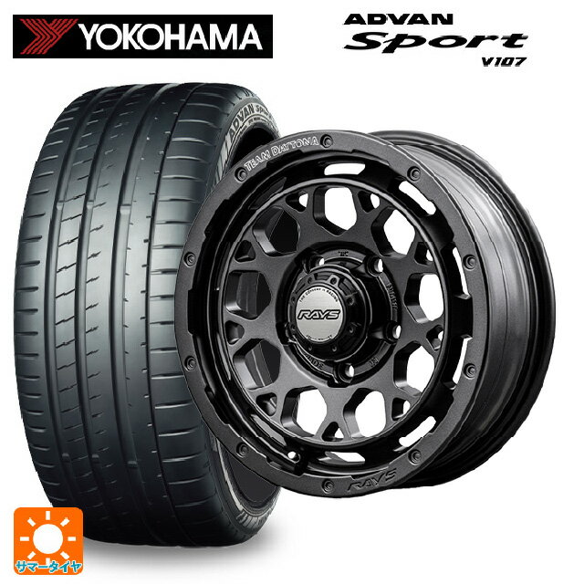 【最大3万円OFFクーポン 5/16 1:59迄】225/40R18 92Y XL ヨコハマ アドバンスポーツ V107 レイズ チームデイトナ M9+ スペックm AOJ 18-7.5J 国産車用 サマータイヤホイール4本セット