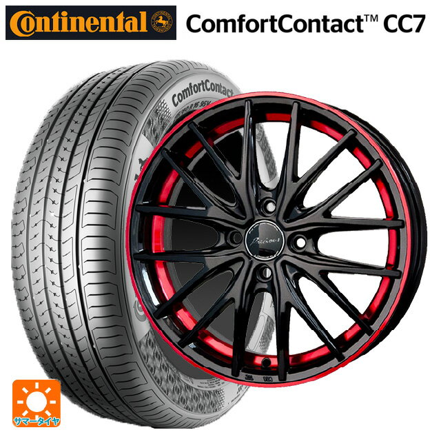 165/60R15 77H コンチネンタル コンフォートコンタクト CC7 正規品 ホットスタッフ プレシャス アスト M1 (限定) # BK/RC 15-4.5J 国産車用 サマータイヤホイール4本セット