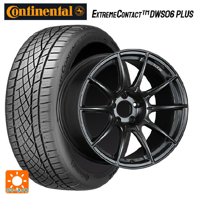 トヨタ アルファード(30系)用 245/40R19 98Y XL コンチネンタル エクストリームコンタクト DWS06プラス 正規品 # タナベ SSR GT X01 フラットブラック 新品サマータイヤホイール 4本セット