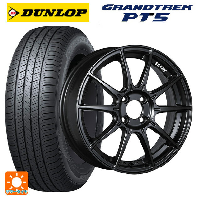 【6/15〜16限定 全品P5倍＆クーポン】225/60R17 99V ダンロップ グラントレックPT5 タナベ SSR GT X01 フラットブラック 17-7J 国産車用 サマータイヤホイール4本セット