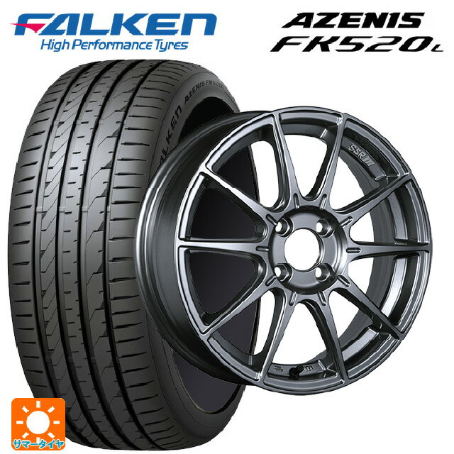 215/45R17 91Y XL ファルケン アゼニス FK520L タナベ SSR GT X01 ダークシルバー 17-7J 国産車用 サマータイヤホイール4本セット