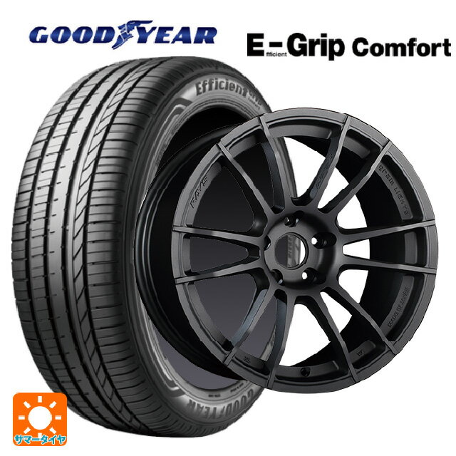 215/45R18 93W XL グッドイヤー エフィシェントグリップ コンフォート # レイズ グラムライツ 57XR MF 18-8.5J 国産車用 サマータイヤホイール4本セット