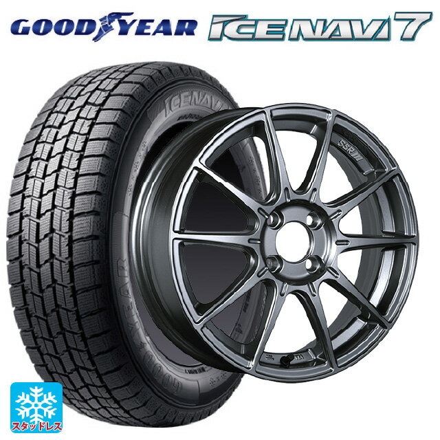 【6/22 20時〜 全品P5倍＆クーポン】185/55R16 83Q グッドイヤー アイスナビ7(数量限定) タナベ SSR GT X01 ダークシルバー 16-6.5J 国産車用 スタッドレスタイヤホイール4本セット