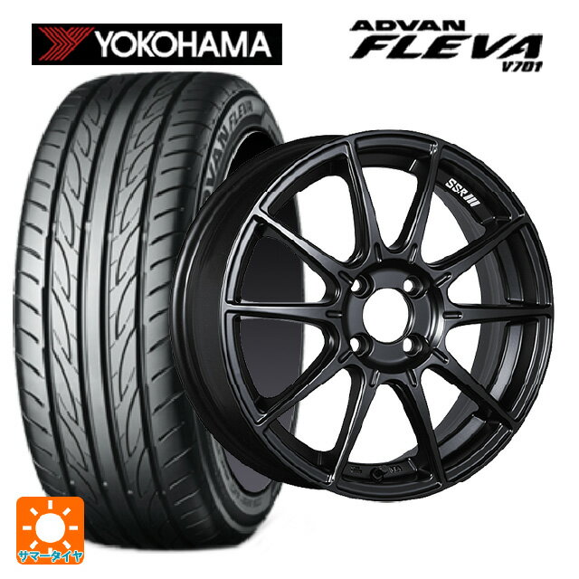 205/55R17 91V ヨコハマ アドバン フレバ V701 正規品 タナベ SSR GT X01 フラットブラック 17-7J 国産車用 サマータイヤホイール4本セット