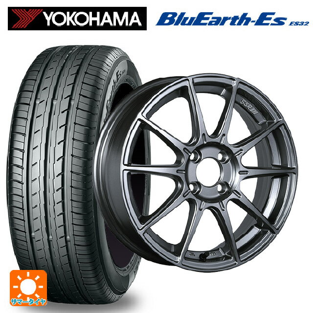 【6/15〜16限定 全品P5倍＆クーポン】165/50R16 75V ヨコハマ ブルーアースEs ES32 # タナベ SSR GT X01 ダークシルバー 16-5.5J 国産車用 サマータイヤホイール4本セット