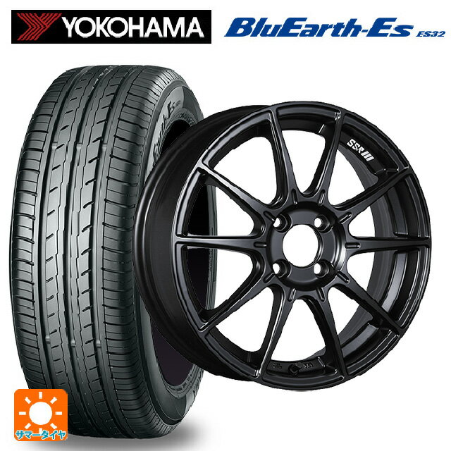 【6/15〜16限定 全品P5倍＆クーポン】165/50R16 75V ヨコハマ ブルーアースEs ES32 # タナベ SSR GT X01 フラットブラック 16-5.5J 国産車用 サマータイヤホイール4本セット