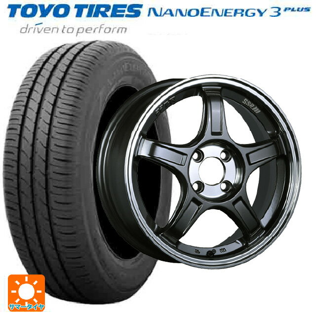 【6/22 20時〜 全品P5倍＆クーポン】185/55R16 83V トーヨー ナノエナジー3プラス タナベ SSR GT X03 ガンメタ+Sクリア 16-6.5J 国産車用 サマータイヤホイール4本セット