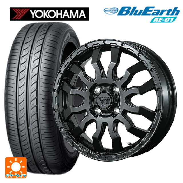 【6/15〜16限定 全品P5倍＆クーポン】165/55R14 72V ヨコハマ ブルーアース AE01 トピー ヴァブロ RR-01 GM 14-4.5J 国産車用 サマータイヤホイール4本セット