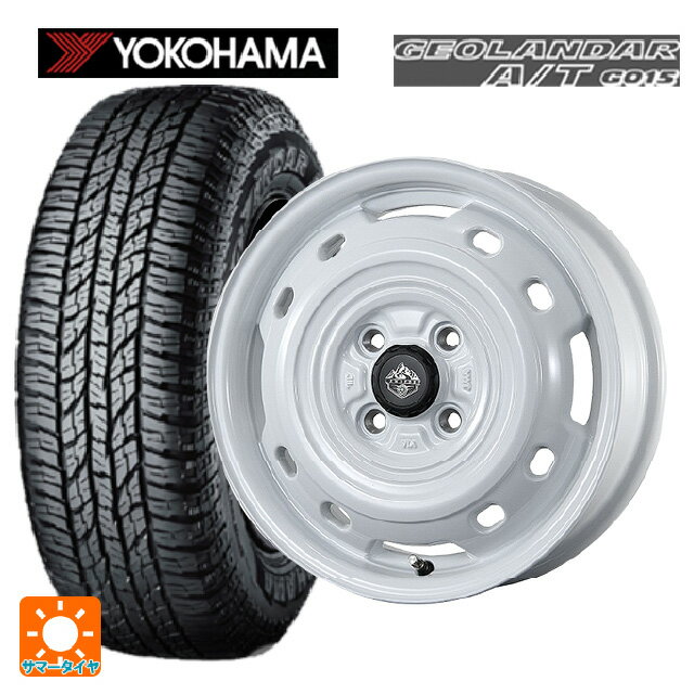 【6/15〜16限定 全品P5倍＆クーポン】165/55R15 75H ヨコハマ ジオランダー A/T G015 ブラックレター 正規品 トピー ランドフット XFG WH 15-4.5J 国産車用 サマータイヤホイール4本セット