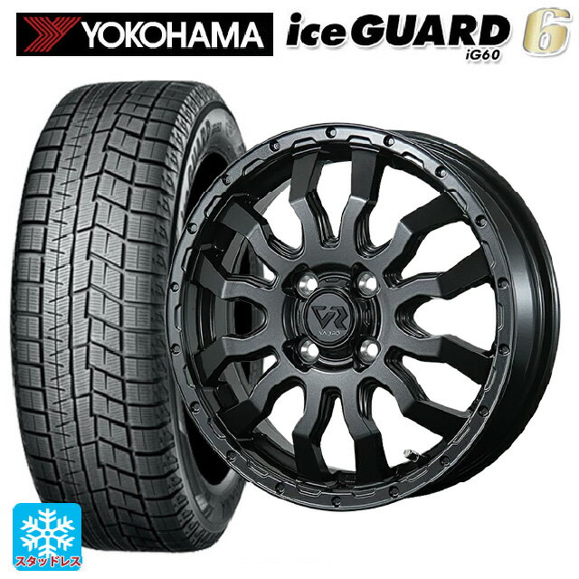 【6/15〜16限定 全品P5倍＆クーポン】165/55R14 72Q ヨコハマ アイスガード6(IG60) トピー ヴァブロ RR-01 GM 14-4.5J 国産車用 スタッドレスタイヤホイール4本セット