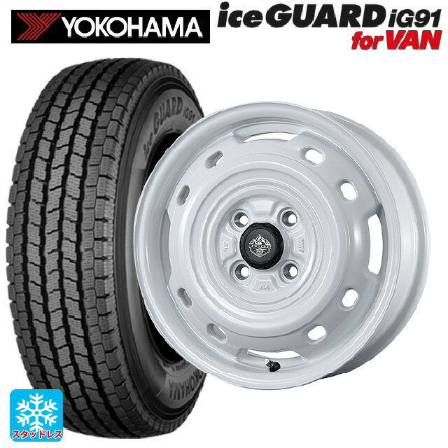 【5/27 1:59迄 最大3万円OFFクーポン】2024年製 145/80R12 80/78N ヨコハマ アイスガード IG91 for VAN トピー ランドフット XFG WH 12-3.5J 国産車用 スタッドレスタイヤホイール4本セット