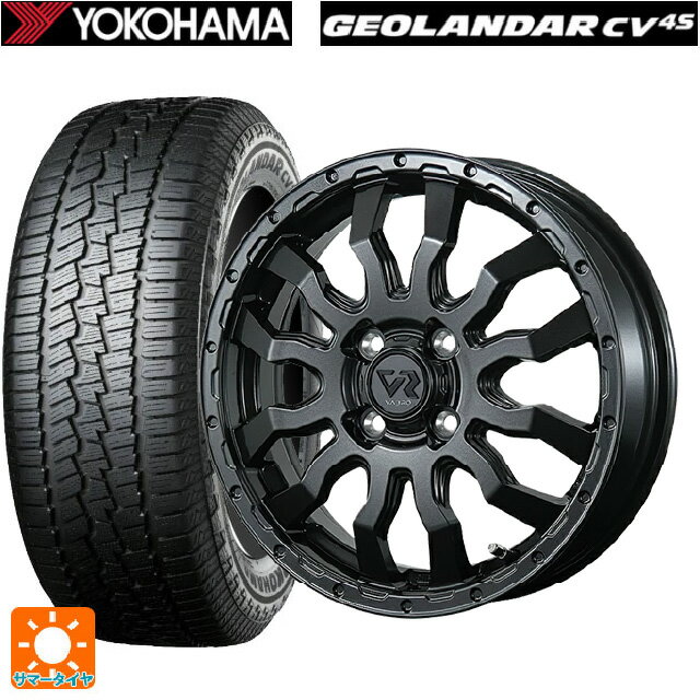 【10/17 23:59迄　最大3万円OFFクーポン】165/60R15 77H ヨコハマ ジオランダー CV G058 正規品 トピー ヴァブロ RR-01 GM 15-4.5J 国産車用 サマータイヤホイール4本セット