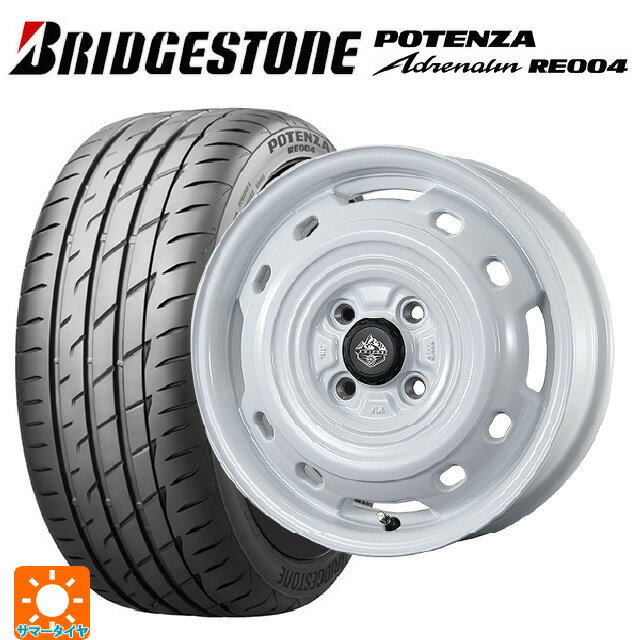 【6/22 20時〜 全品P5倍＆クーポン】165/55R14 72V ブリヂストン ポテンザ アドレナリン RE004 正規品 トピー ランドフット XFG WH 14-4.5J 国産車用 サマータイヤホイール4本セット