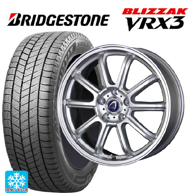 在庫有 195/60R16 89Q ブリヂストン ブリザック VRX3 正規品 # テクノピア アルテミス LSW メタリックシルバー 16-6.5J 国産車用 スタッドレスタイヤホイール4本セット