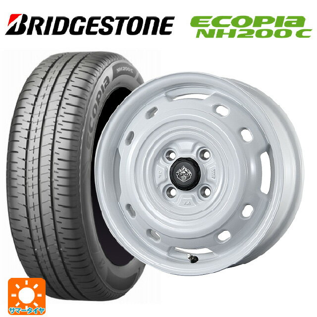 165/60R14 75H ブリヂストン エコピア NH200C 正規品 トピー ランドフット XFG WH 14-4.5J 国産車用 サマータイヤホイール4本セット