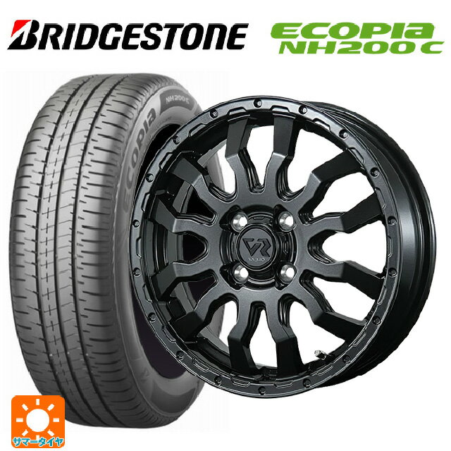 165/60R14 75H ブリヂストン エコピア NH200C 正規品 # トピー ヴァブロ RR-01 GM 14-4.5J 国産車用 サマータイヤホイール4本セット