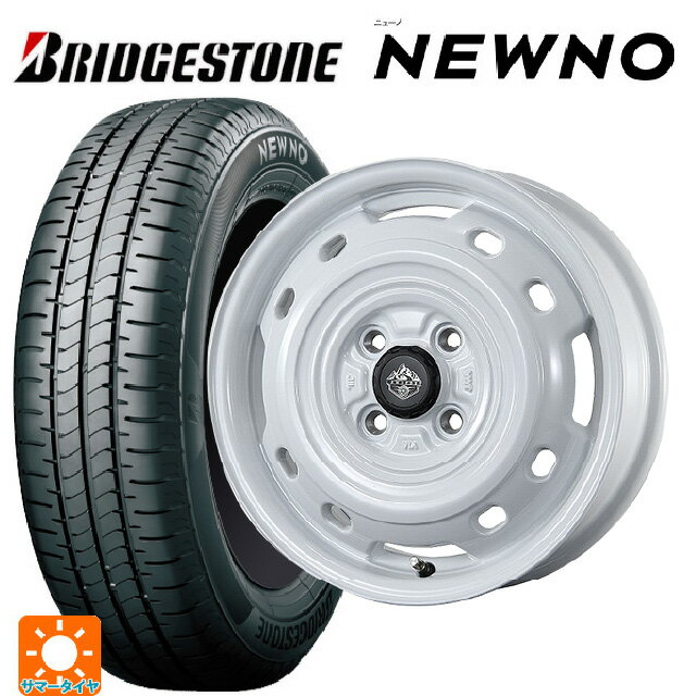 165/55R15 75V ブリヂストン ニューノ 正規品 # トピー ランドフット XFG WH 15-4.5J 国産車用 サマータイヤホイール4本セット