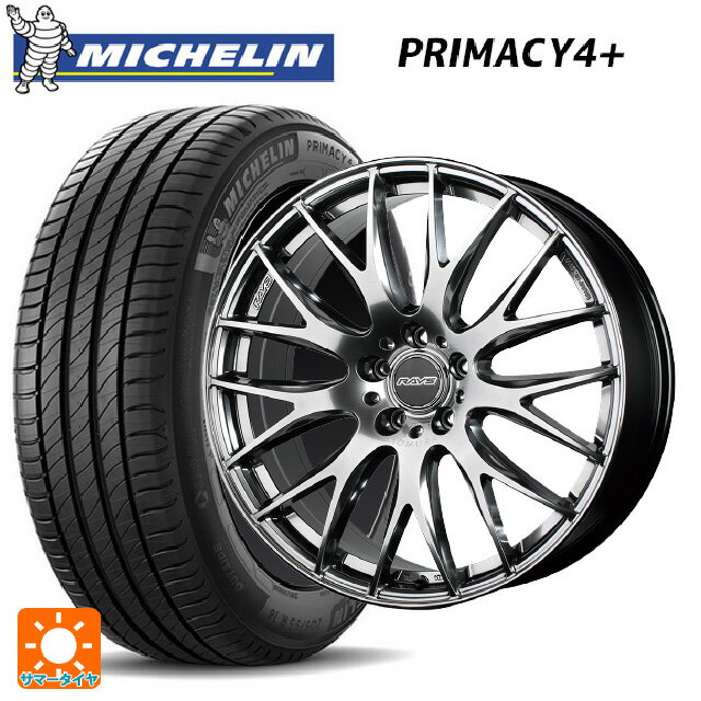 スバル レヴォーグ(VN系)用 225/45R18 95Y XL ミシュラン 正規品 プライマシー4＋ ホムラ 2×9 プラス QNK 新品サマータイヤホイール 4本セット