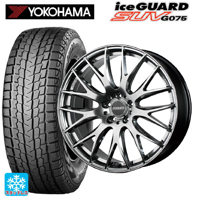 トヨタ アルファード(40系)用 225/55R19 99Q ヨコハマ アイスガードSUV G075 ホムラ 2×9 プラス QNK 新品スタッドレスタイヤホイール 4本セット