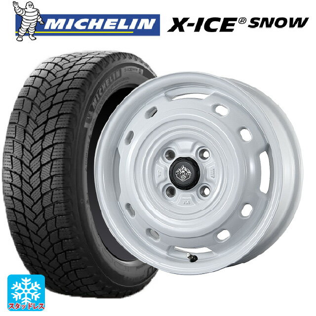 155/65R14 75T ミシュラン エックスアイス スノー 正規品 トピー ランドフット XFG WH 14-4.5J 国産車用 スタッドレスタイヤホイール4本セット