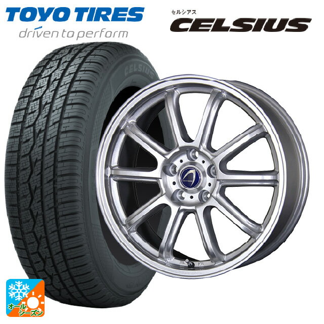 ホンダ ZR-V(RZ4)用 215/60R17 96V トーヨー セルシアス テクノピア アルテミス LSW メタリックシルバー 新品オールシーズンタイヤホイール 4本セット