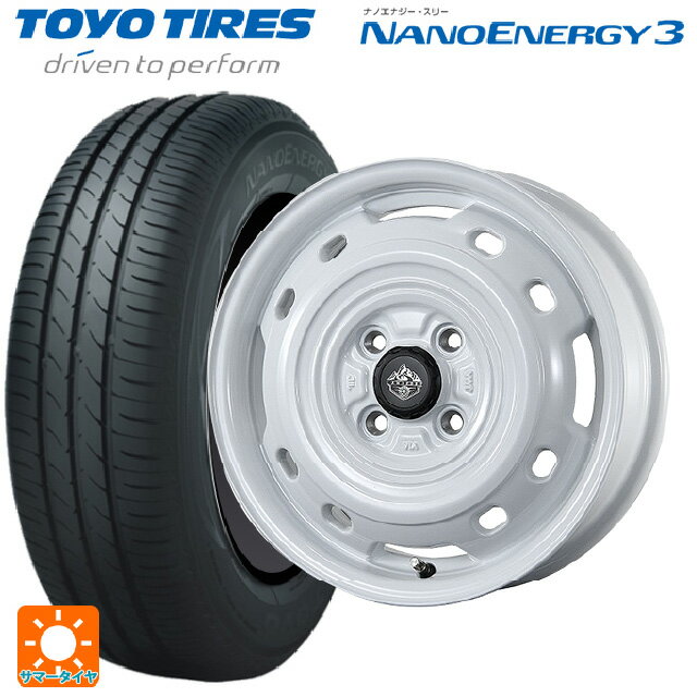 【6/22 20時〜 全品P5倍＆クーポン】165/50R15 73V トーヨー ナノエナジー3 トピー ランドフット XFG WH 15-4.5J 国産車用 サマータイヤホイール4本セット