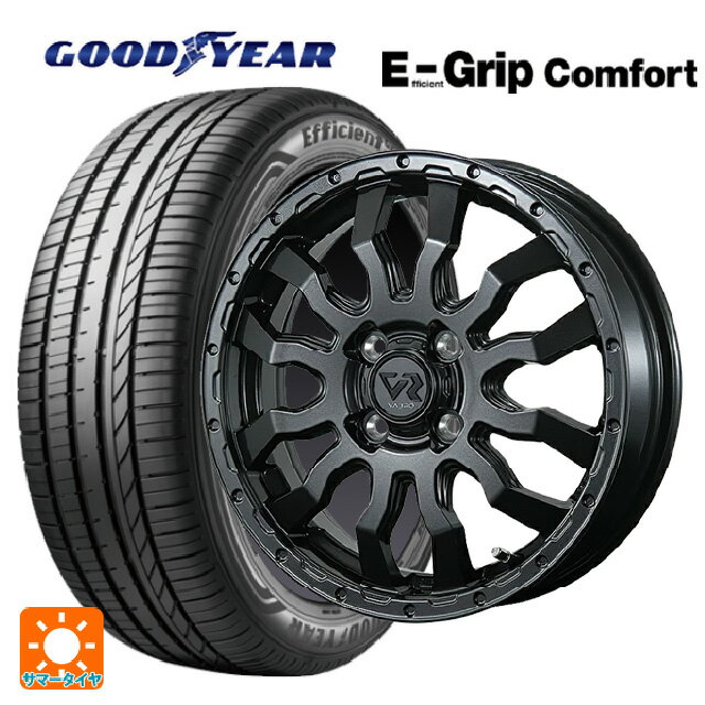 【6/22 20時〜 全品P5倍＆クーポン】165/50R15 73V グッドイヤー エフィシェントグリップ コンフォート トピー ヴァブロ RR-01 GM 15-4.5J 国産車用 サマータイヤホイール4本セット