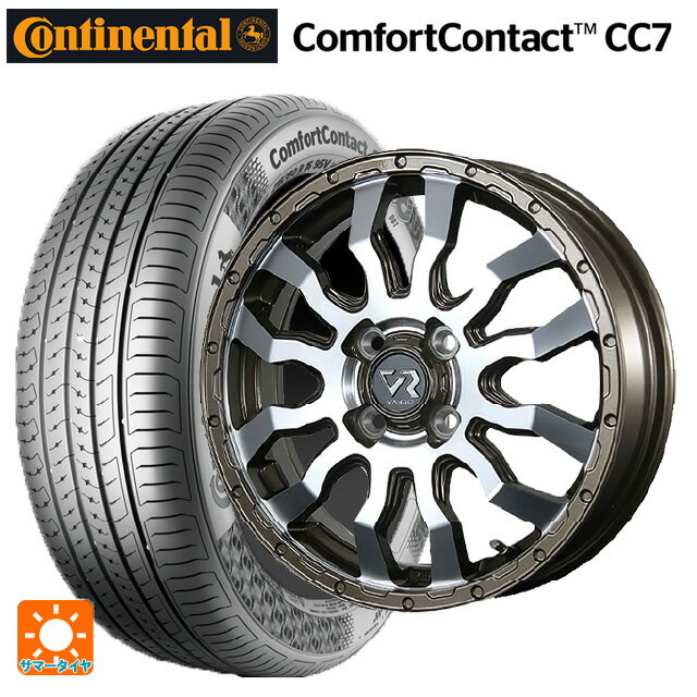 165/60R15 77H コンチネンタル コンフォートコンタクト CC7 正規品 トピー ヴァブロ RR-01 Br/P 15-4.5J 国産車用 サマータイヤホイール4本セット