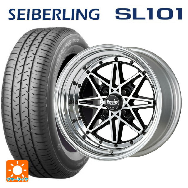 【6/15〜16限定 全品P5倍＆クーポン】165/65R14 79S セイバーリング セイバーリング SL101(ブリヂストン工場生産） ワーク エクイップ 03 BP 14-5J 国産車用 サマータイヤホイール4本セット